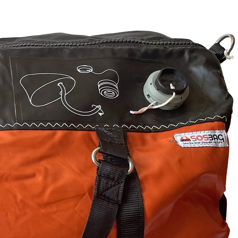 Duffle bag BEAUFORT travel bag. Sustainable, original sailor style.