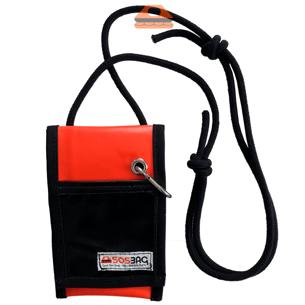 Orange PROA mobile phone case. Mini Waterproof Mobile Phone Bag